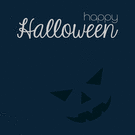 Halloween malin avec un sourire myst&eacute;rieux