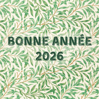 Carte Bonne année 2026 Carte de voeux Nature 2026
