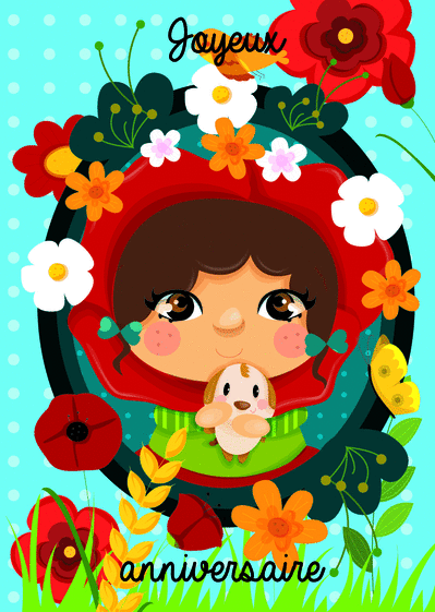 Carte Joyeux anniversaire Carte anniversaire enfant