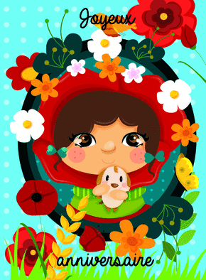 Carte Joyeux anniversaire Carte anniversaire enfant