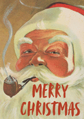 Merry Christmas avec le P&egrave;re No&euml;l joyeux