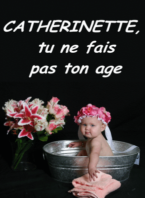 Carte Catherinette, tu ne fais pas ton age Carte sainte Catherine
