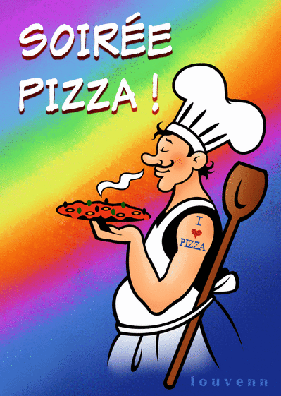 Carte Ce Soir C'est Soirée Pizza ! : Envoyer une Carte D ...