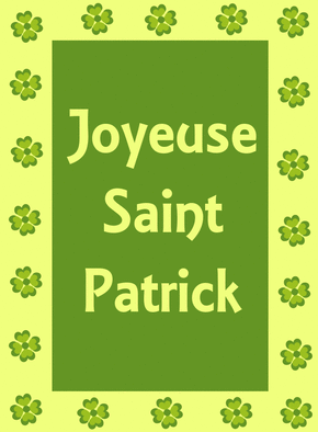 Carte Joyeuse Saint Patrick Carte Saint Patrick
