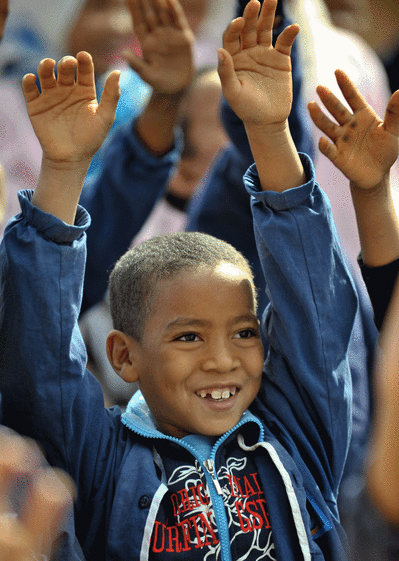 Carte Petit garçon du sud Marocain Carte enfants du désert