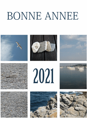 Carte de voeux 2021 maritime Carte de voeux 2021