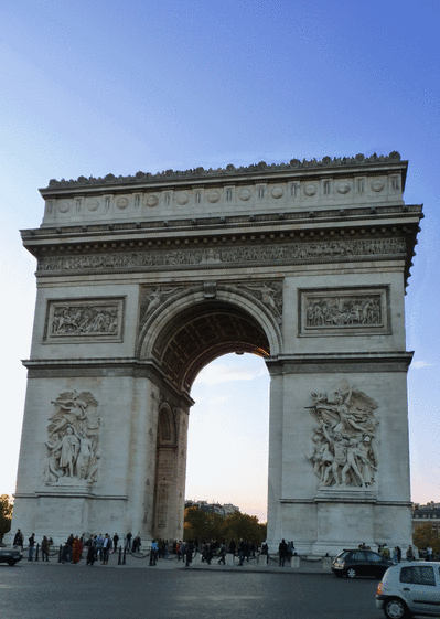 Carte Arc de triomphe à paris Carte postale de Paris