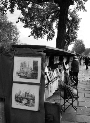 Carte Bouquinistes sur les quais de la Seine Carte postale de Paris