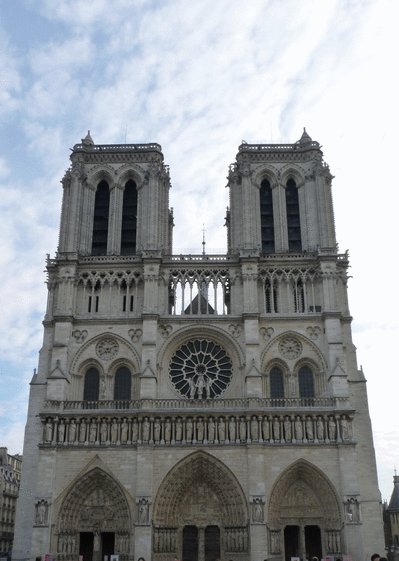 Carte Parvis de Notre Dame de Paris Carte postale de Paris
