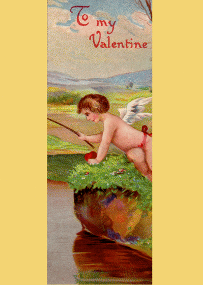 Carte To my valentine Carte ancienne Saint Valentin