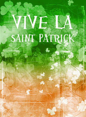 Carte Vive la Saint Patrick Carte Saint Patrick