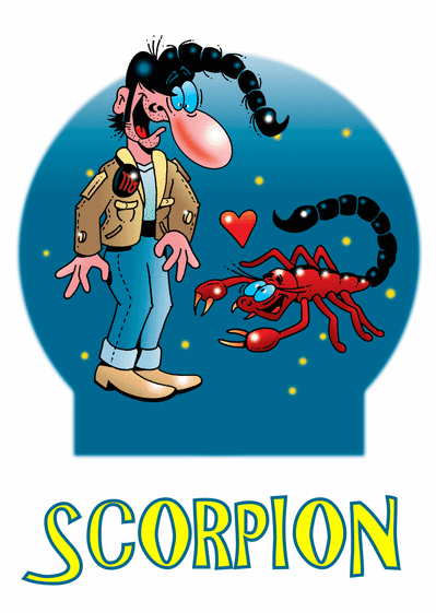 Carte Le signe du scorpion Carte humour horoscope
