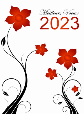 Carte Meilleurs voeux 2022 sobres Carte de voeux entreprise originale 2022