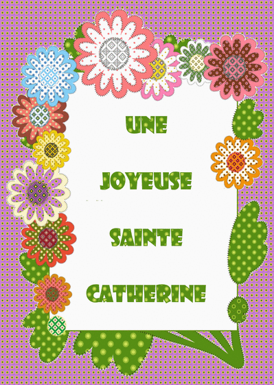 Carte Une joyeuse Sainte Catherine Carte sainte Catherine