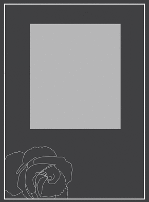 Carte Condoléances personnalisable avec une fleur Carte condoléances personnalisée