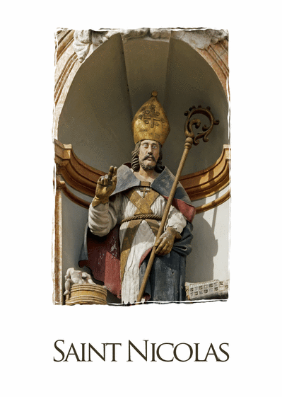 Carte Statue de Saint Nicolas Carte saint nicolas