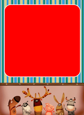 Carte La chorale de Noël des animaux Carte noël personnalisée