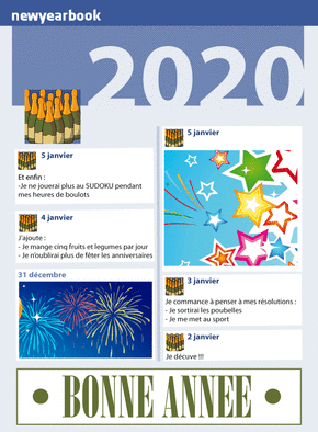 Carte Le Facebook De La Nouvelle Annee 2020 Envoyer Une Carte De