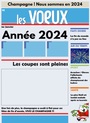 Carte Le magazine personnalisable des voeux Carte de voeux personnalisable 2021