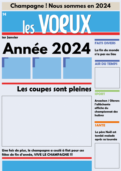 Carte Magazine Les Voeux Carte de voeux 2021 couverture de magazine