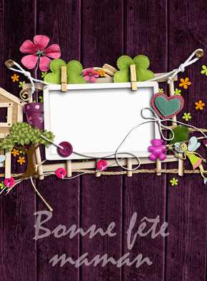 Carte Petite fée bonne fête maman Carte bonne fête maman personnalisée
