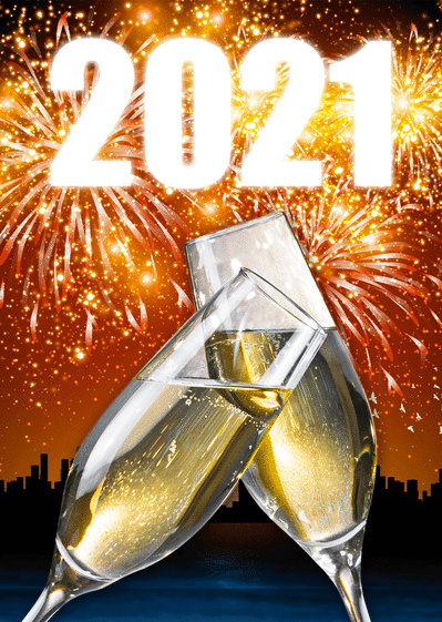 Carte Champagne et feu d`artifice en 2021 Carte de voeux et champagne en 2021