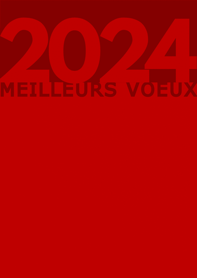 Carte Meilleurs voeux classic Carte de voeux personnalisable 2021