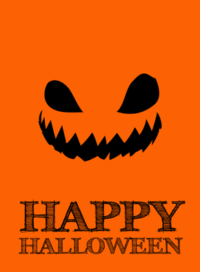 Carte Un joli sourire pour halloween Carte halloween
