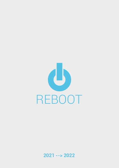 Carte Reboot de la nouvelle année 2022 Carte de voeux 2022 pour geek