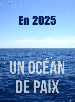 Carte Cap vers un avenir de paix en 2025 Carte de voeux 2025 et message de paix