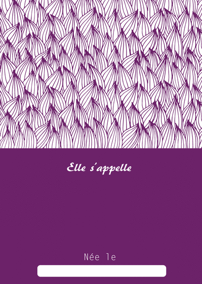 Carte Faire-part de naissance fille personnalisable Faire-part naissance fille