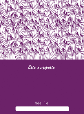 Carte Faire-part de naissance fille personnalisable Faire-part naissance fille