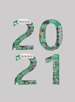 Carte nouvelle année 2022 sur une électronique Carte de voeux 2022 pour geek