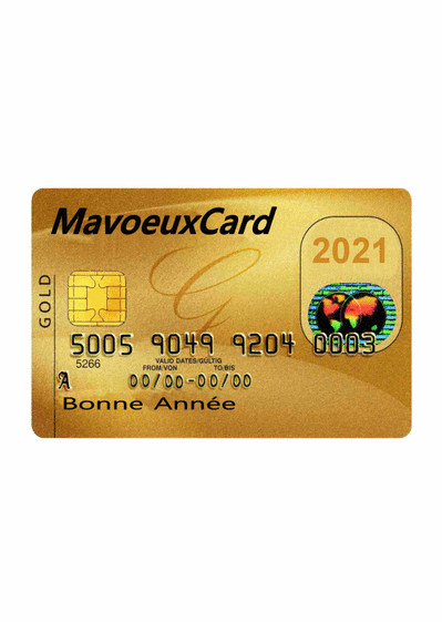 Carte de voeux bancaire 2021 Carte de voeux humour 2021
