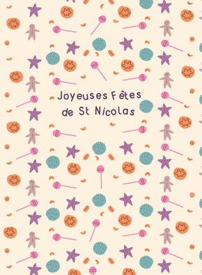 Carte Friandises de Saint Nicolas Carte saint nicolas
