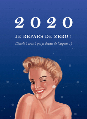 Je repars de z&eacute;ro pour la nouvelle ann&eacute;e 2020 