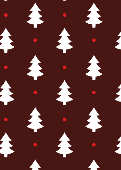 Carte Mosaïque de sapins de Noël Carte noël personnalisée