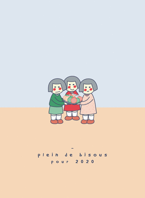 Plein de bisous pour la nouvelle ann&eacute;e 2020 