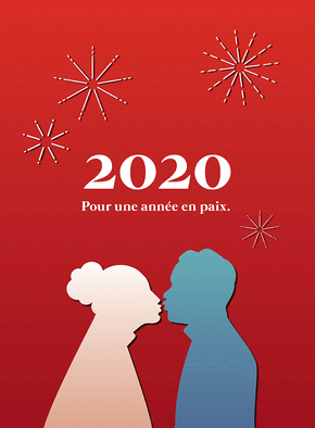 Couple pour une ann&eacute;e en paix