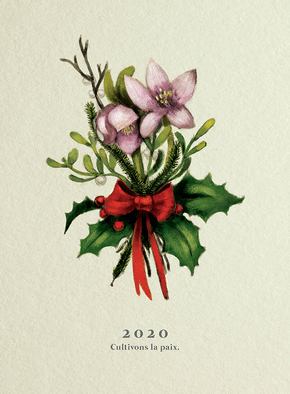 Cultivons la paix pour la nouvelle ann&eacute;e 2020 