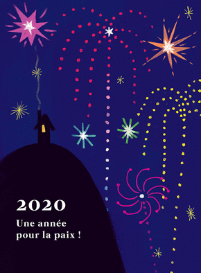 Le feu d`artifice de la paix