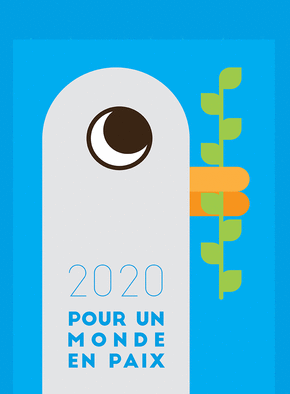 T&ecirc;te de colombe et rameau d`olivier