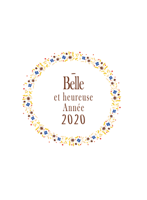 Belle et heureuse ann&eacute;e