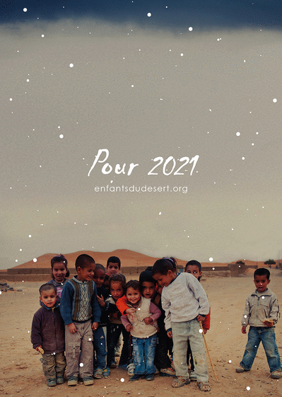 Carte Pour la nouvelle année 2021 Carte de voeux 2021 association