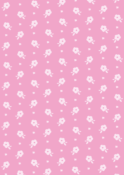 Carte Fond rose fleuri Carte de Mai