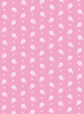 Carte Fond rose fleuri Carte de Mai