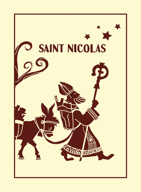 Carte Tableau de Saint Nicolas Carte saint nicolas