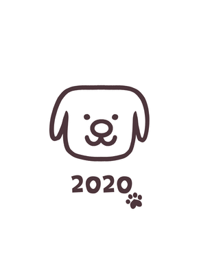 Le toutou de la nouvelle ann&eacute;e 2020 