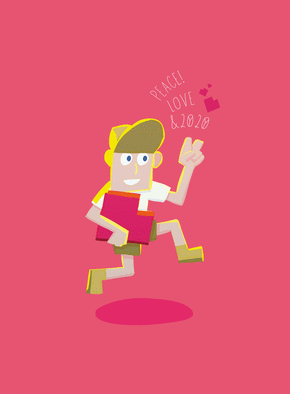 Peace love et nouvelle ann&eacute;e 2020 