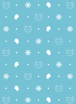 Carte Flocons de Février Carte de Février et d'hiver